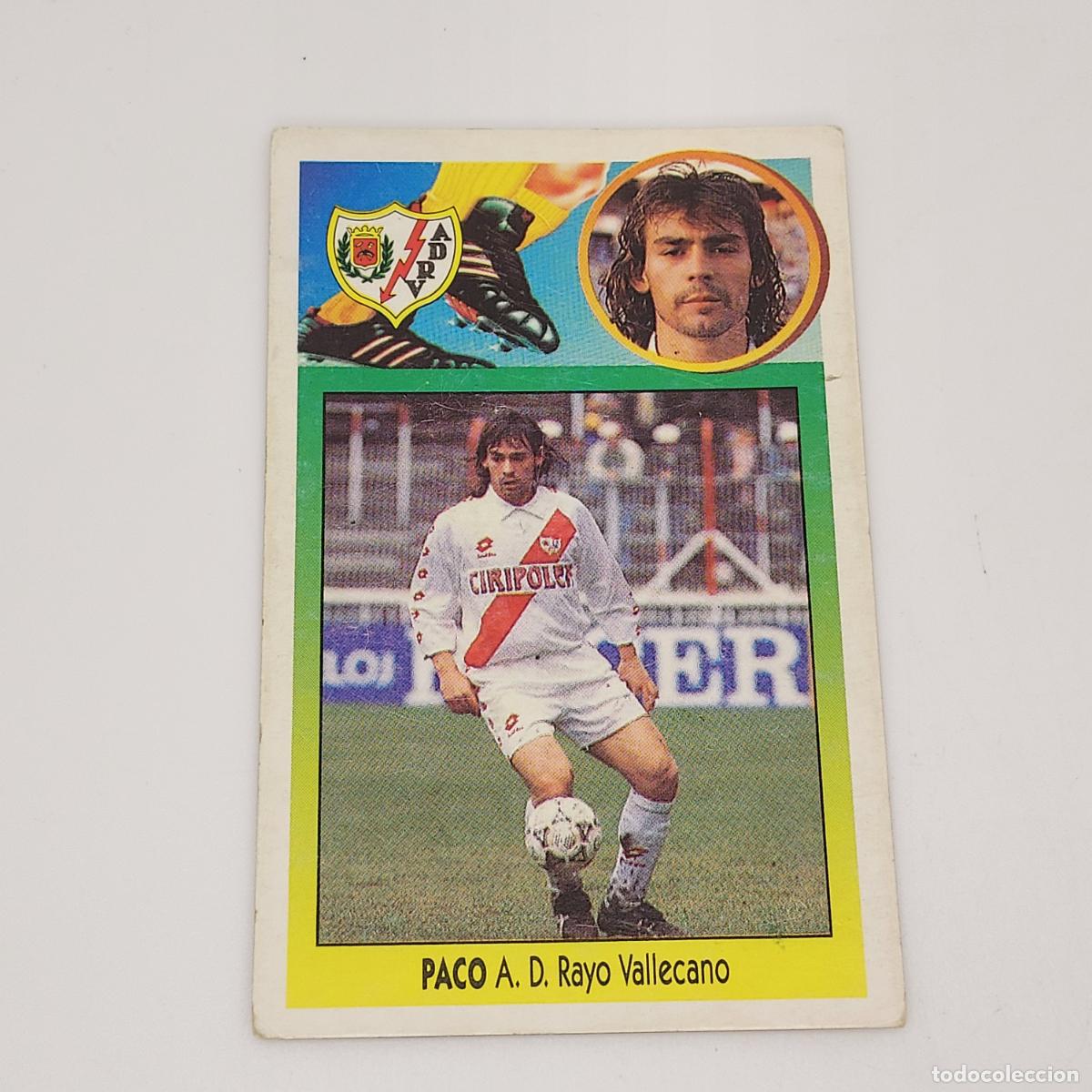 Figurine di Calcio: CROMO PACO RAYO VALLECANO 1993 1994 93 94 EDICIONES ESTE CARTON SIN PEGAR