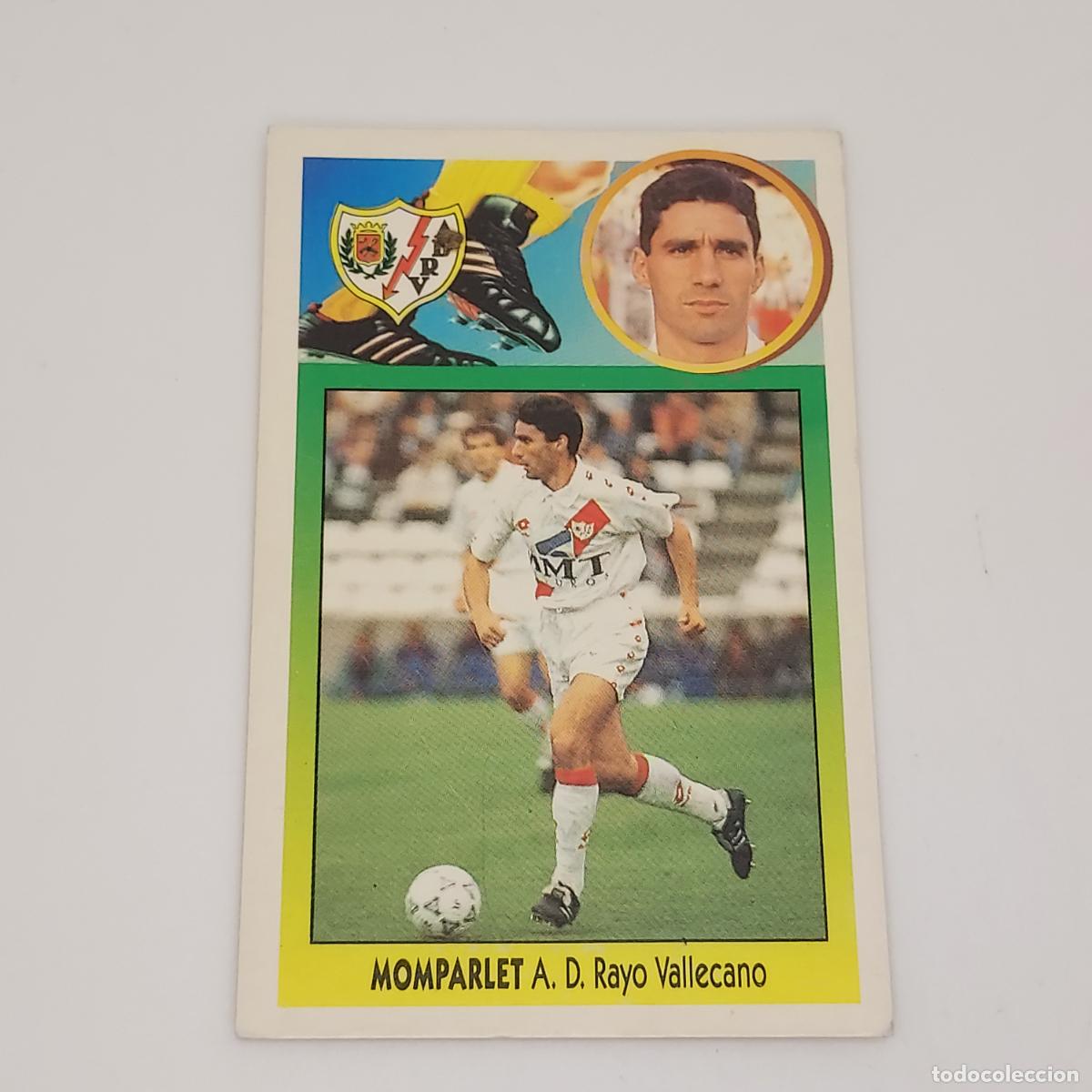 Football Stickers: CROMO MOMPARLET RAYO VALLECANO 1993 1994 93 94 EDICIONES ESTE CARTON SIN PEGAR