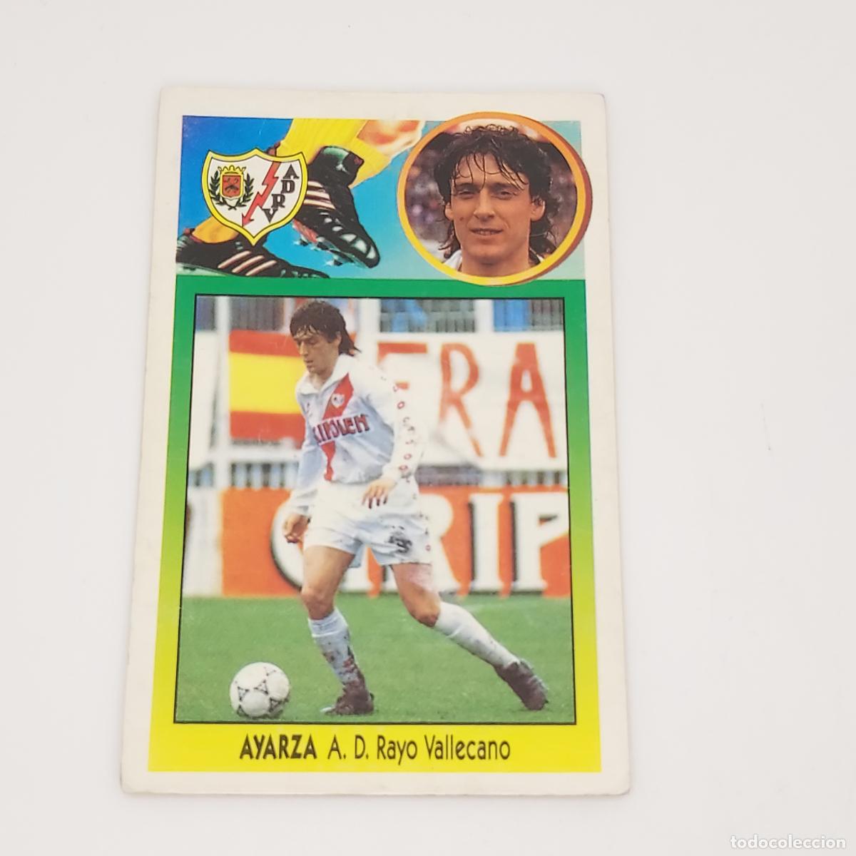 Football Stickers: CROMO AYARZA RAYO VALLECANO 1993 1994 93 94 EDICIONES ESTE CARTON SIN PEGAR