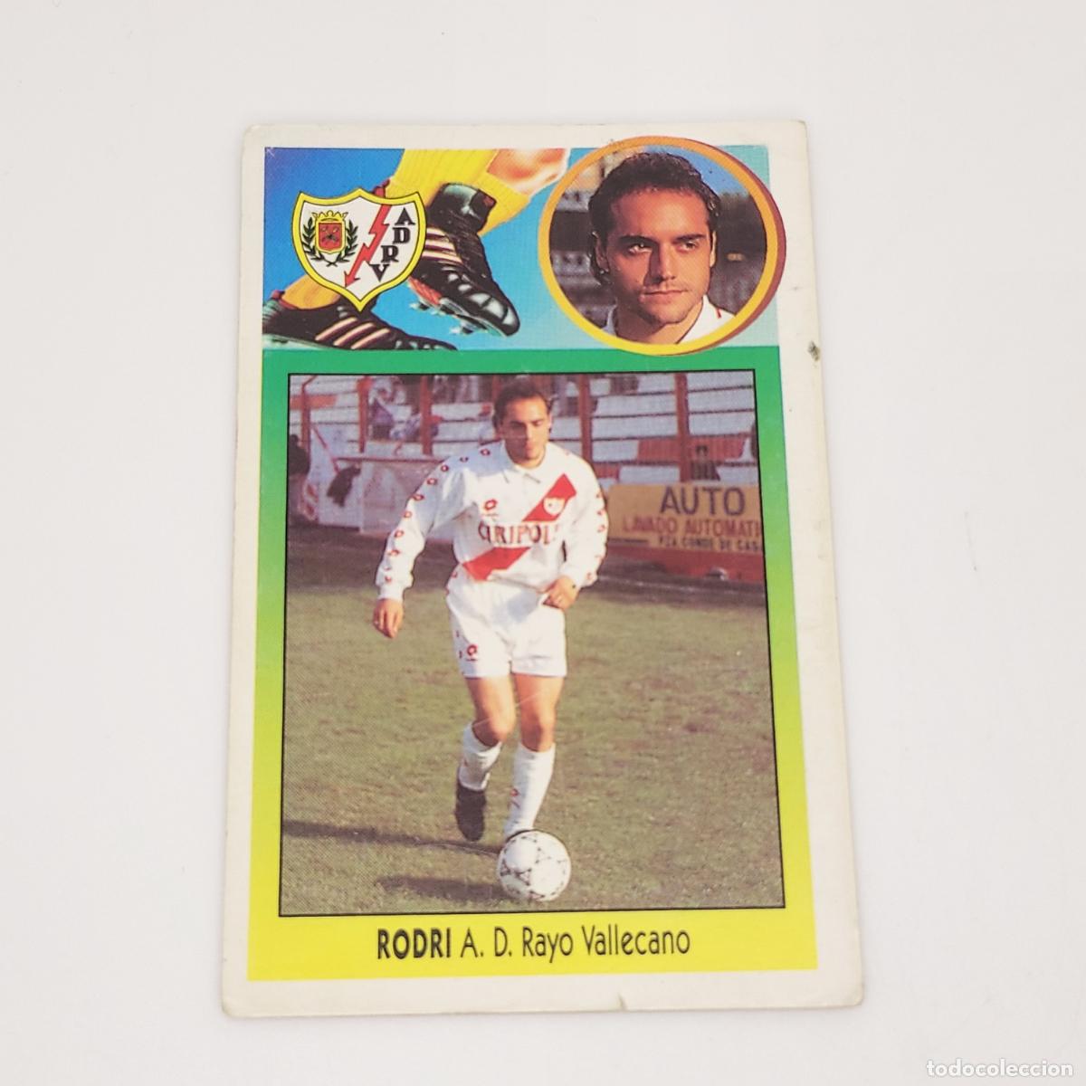 Football Stickers: CROMO RODRI RAYO VALLECANO 1993 1994 93 94 EDICIONES ESTE CARTON SIN PEGAR