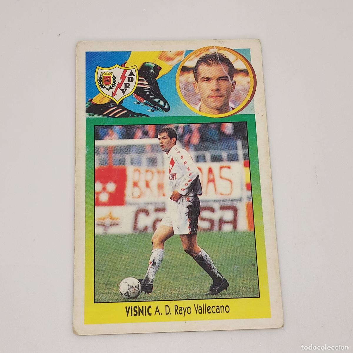 Cromos de F&uacute;tbol: CROMO VISNIC RAYO VALLECANO 1993 1994 93 94 EDICIONES ESTE CARTON SIN PEGAR