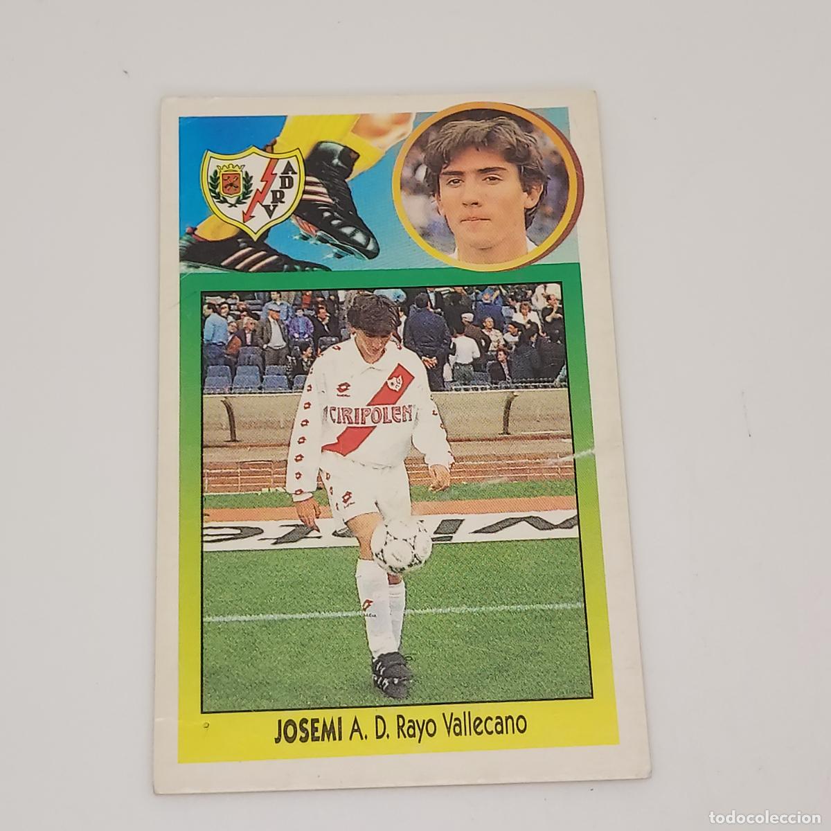 Football Stickers: CROMO JOSEMI RAYO VALLECANO 1993 1994 93 94 EDICIONES ESTE CARTON SIN PEGAR