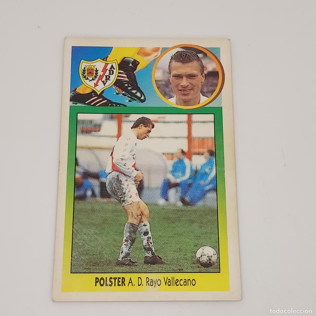 Football Stickers: CROMO POLSTER RAYO VALLECANO 1993 1994 93 94 EDICIONES ESTE CARTON SIN PEGAR