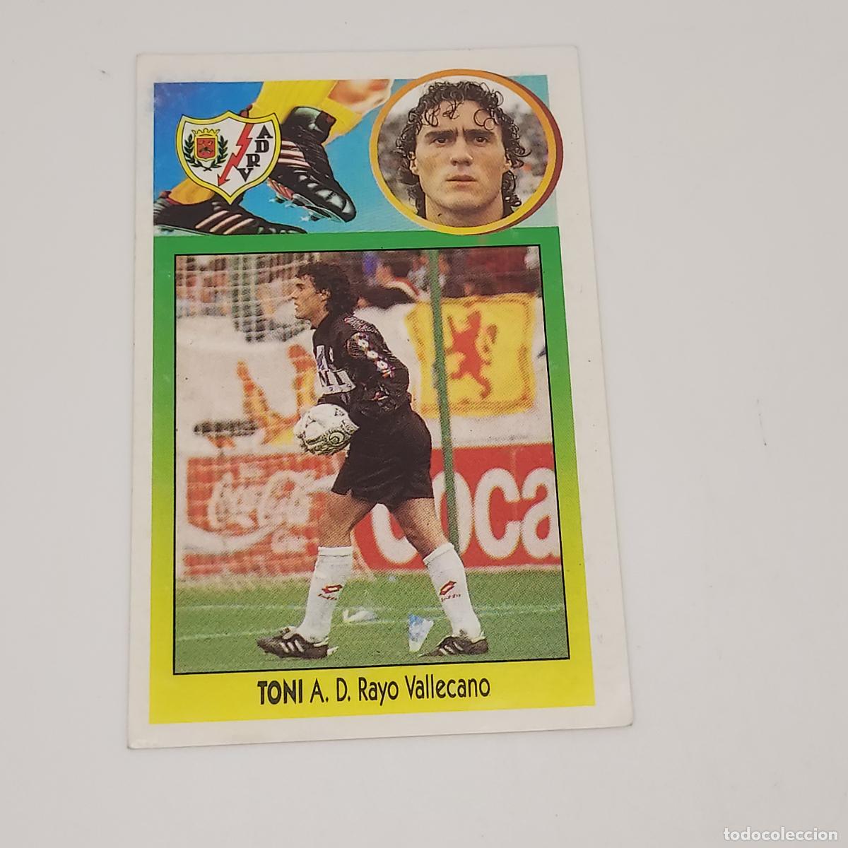 Football Stickers: CROMO TONI RAYO VALLECANO 1993 1994 93 94 EDICIONES ESTE ADHESIVO SIN PEGAR