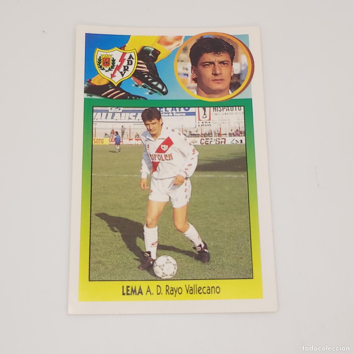 Cromos de F&uacute;tbol: CROMO LEMA RAYO VALLECANO 1993 1994 93 94 EDICIONES ESTE ADHESIVO SIN PEGAR