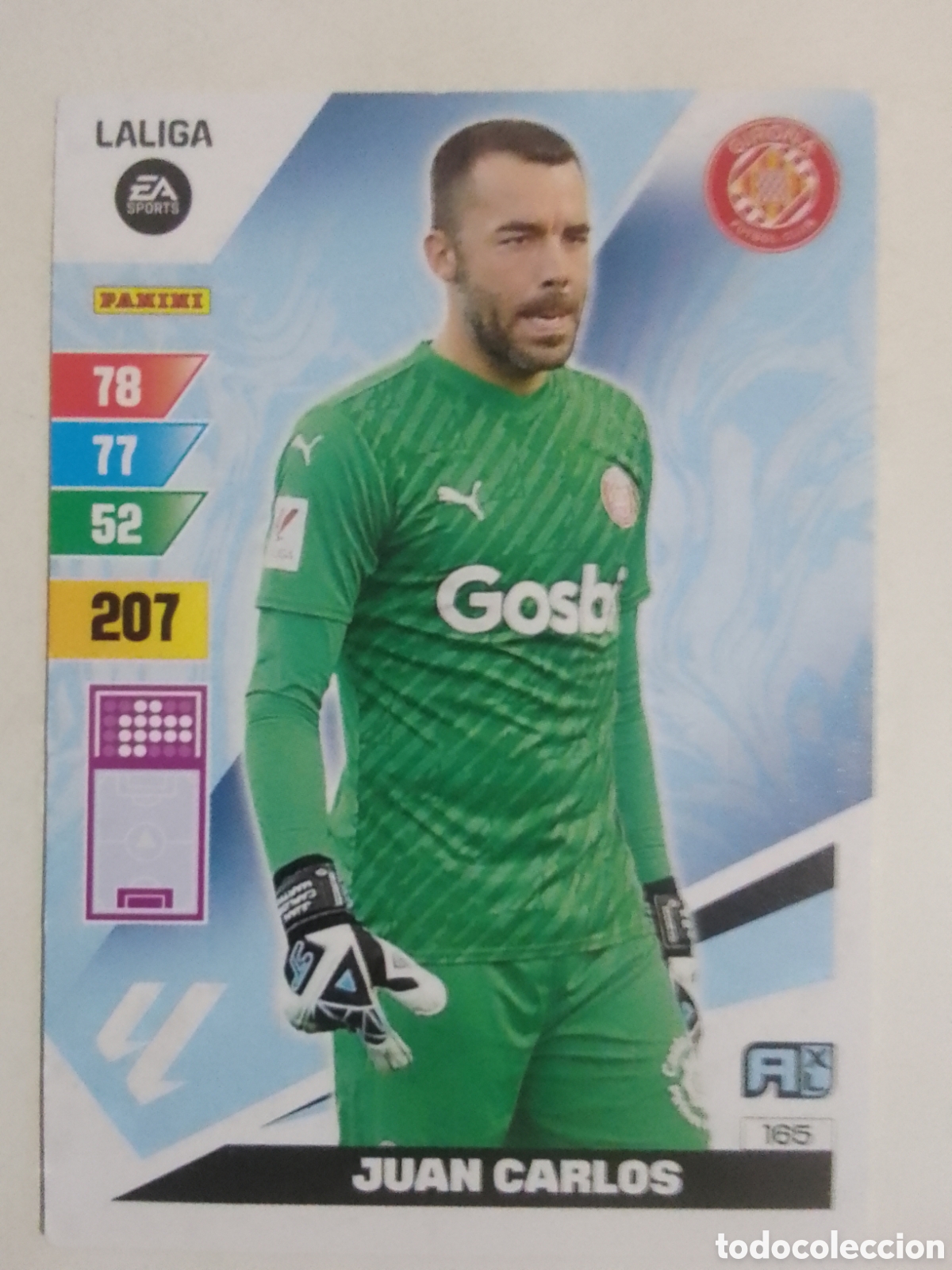 Cromos de F&uacute;tbol: Adrenalyn XL 2023-24 n&deg; 165 Juan Carlos &bull; Girona.