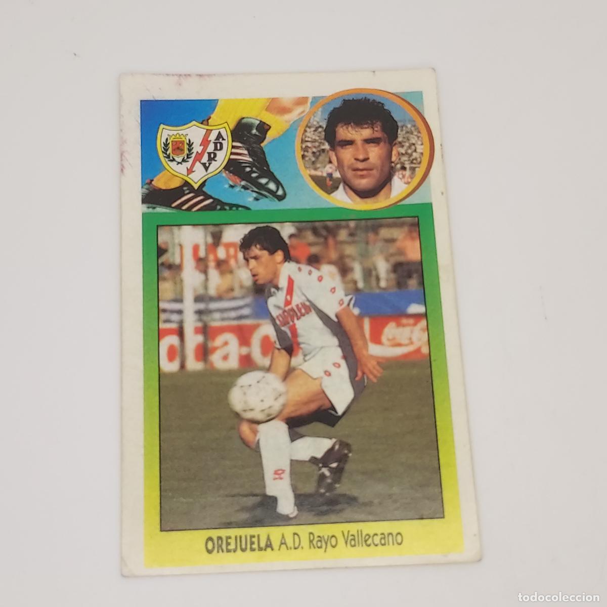 Cromos de F&uacute;tbol: CROMO OREJUELA RAYO VALLECANO 1993 1994 93 94 EDICIONES ESTE ADHESIVO SIN PEGAR
