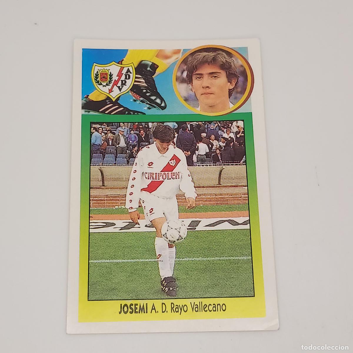 Cromos de F&uacute;tbol: CROMO JOSEMI RAYO VALLECANO 1993 1994 93 94 EDICIONES ESTE ADHESIVO SIN PEGAR