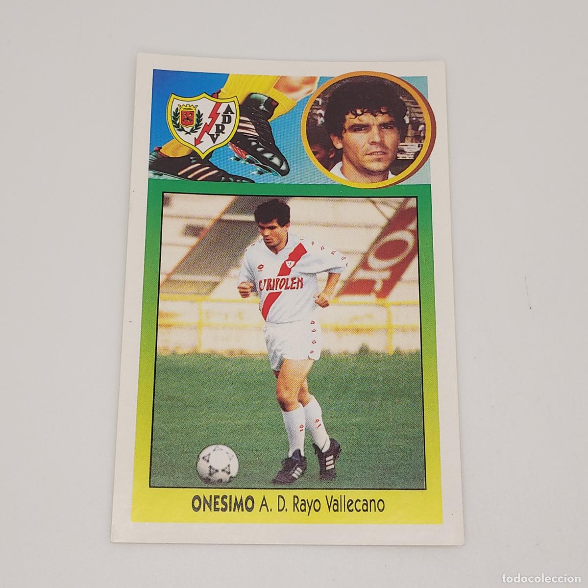 Cromos de F&uacute;tbol: CROMO ONESIMO RAYO VALLECANO 1993 1994 93 94 EDICIONES ESTE ADHESIVO SIN PEGAR