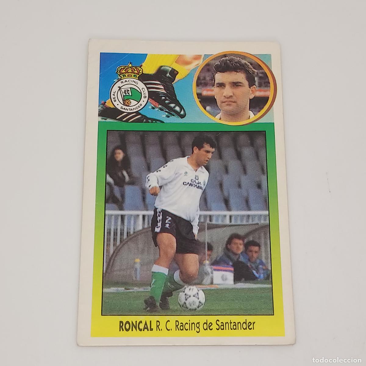 Cromos de F&uacute;tbol: CROMO RONCAL RACING DE SANTANDER 1993 1994 93 94 EDICIONES ESTE CARTON SIN PEGAR