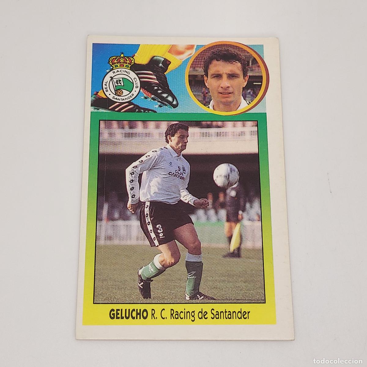 Cromos de F&uacute;tbol: CROMO GELUCHO RACING DE SANTANDER 1993 1994 93 94 EDICIONES ESTE CARTON SIN PEGAR