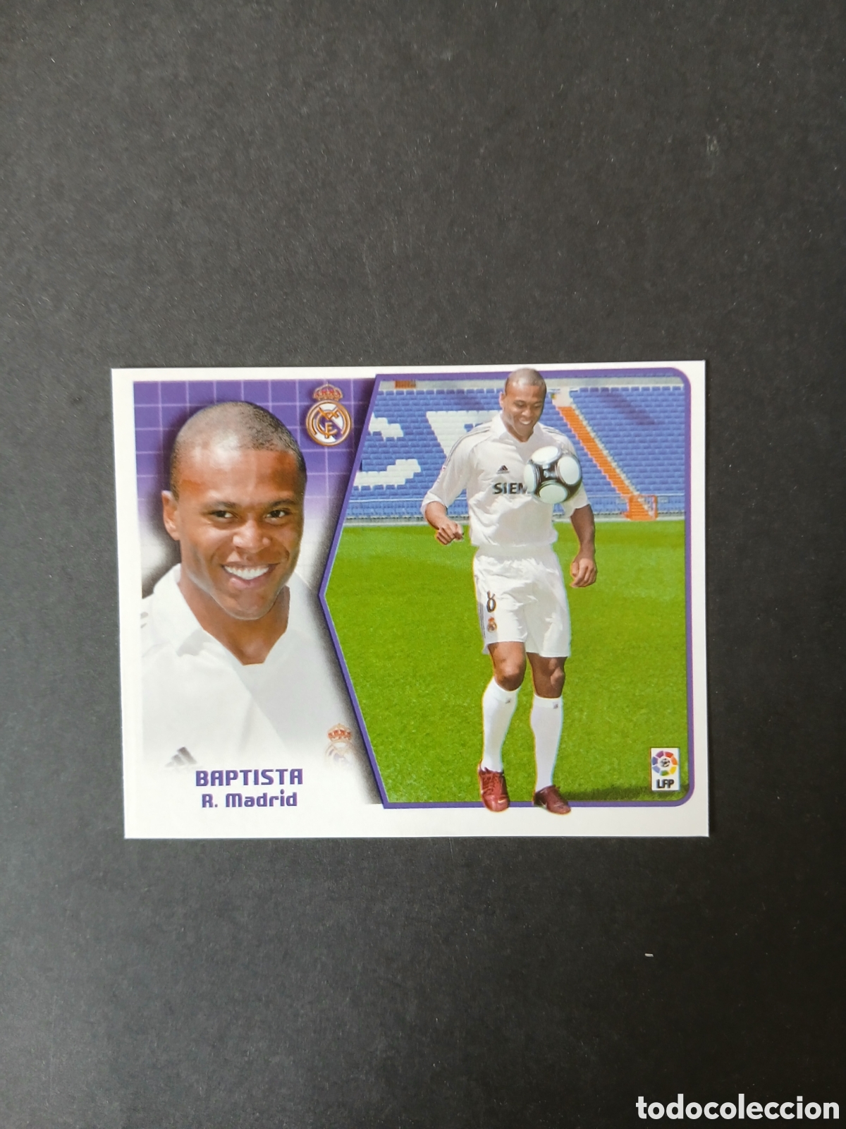 Cartes &agrave; collectionner de Football: BAPTISTA REAL MADRID FICHAJE 19 LIGA ESTE 2005/06 05 06 NUNCA PEGADO SIN PEGAR