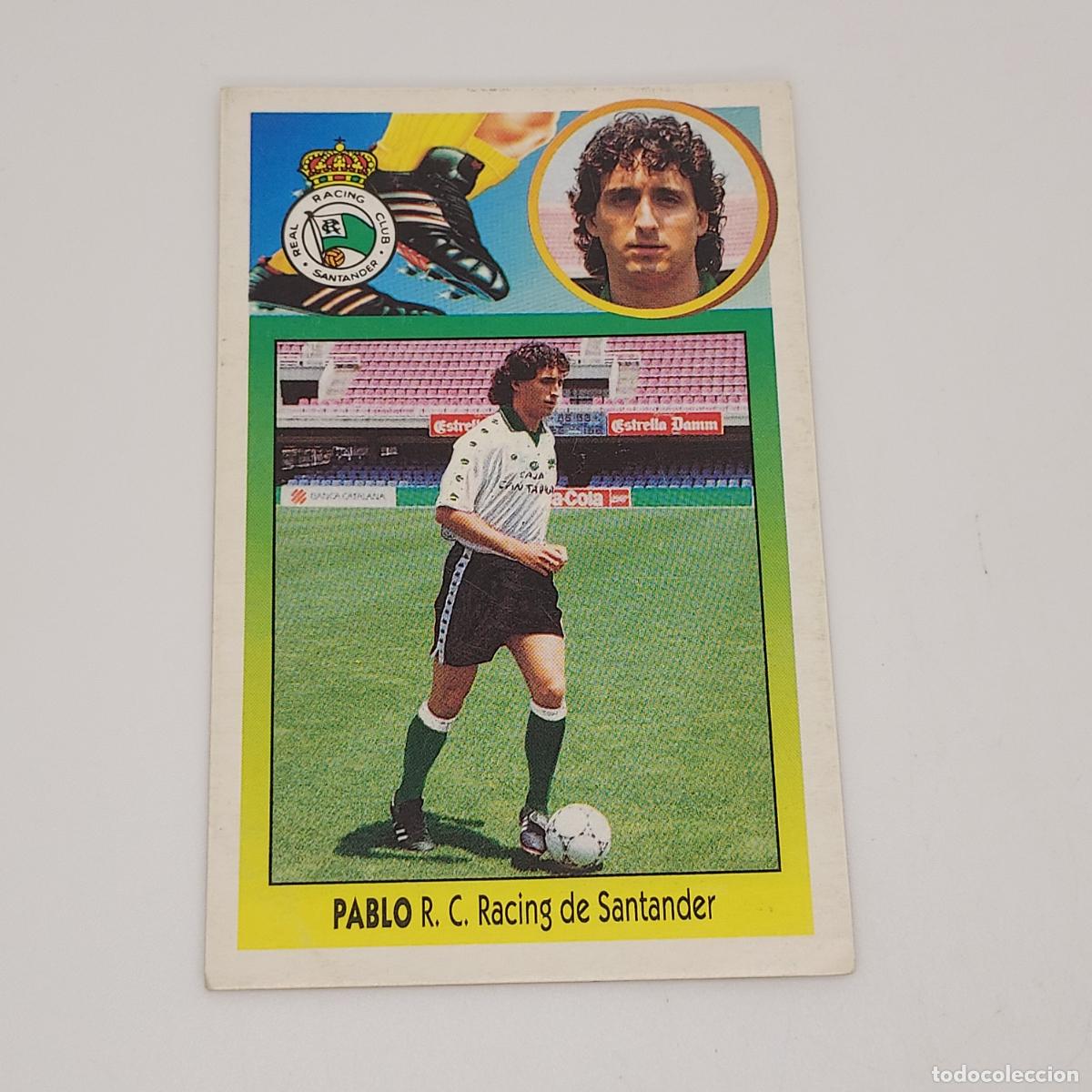 Cartes &agrave; collectionner de Football: CROMO PABLO RACING DE SANTANDER 1993 1994 93 94 EDICIONES ESTE CARTON SIN PEGAR