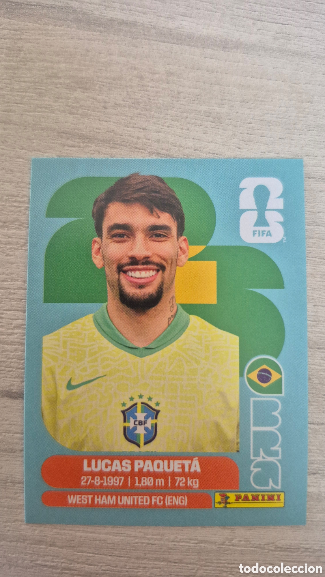 Cartes &agrave; collectionner de Football: BRA9 Lucas Paquet&aacute; FIFA World Cup 2026