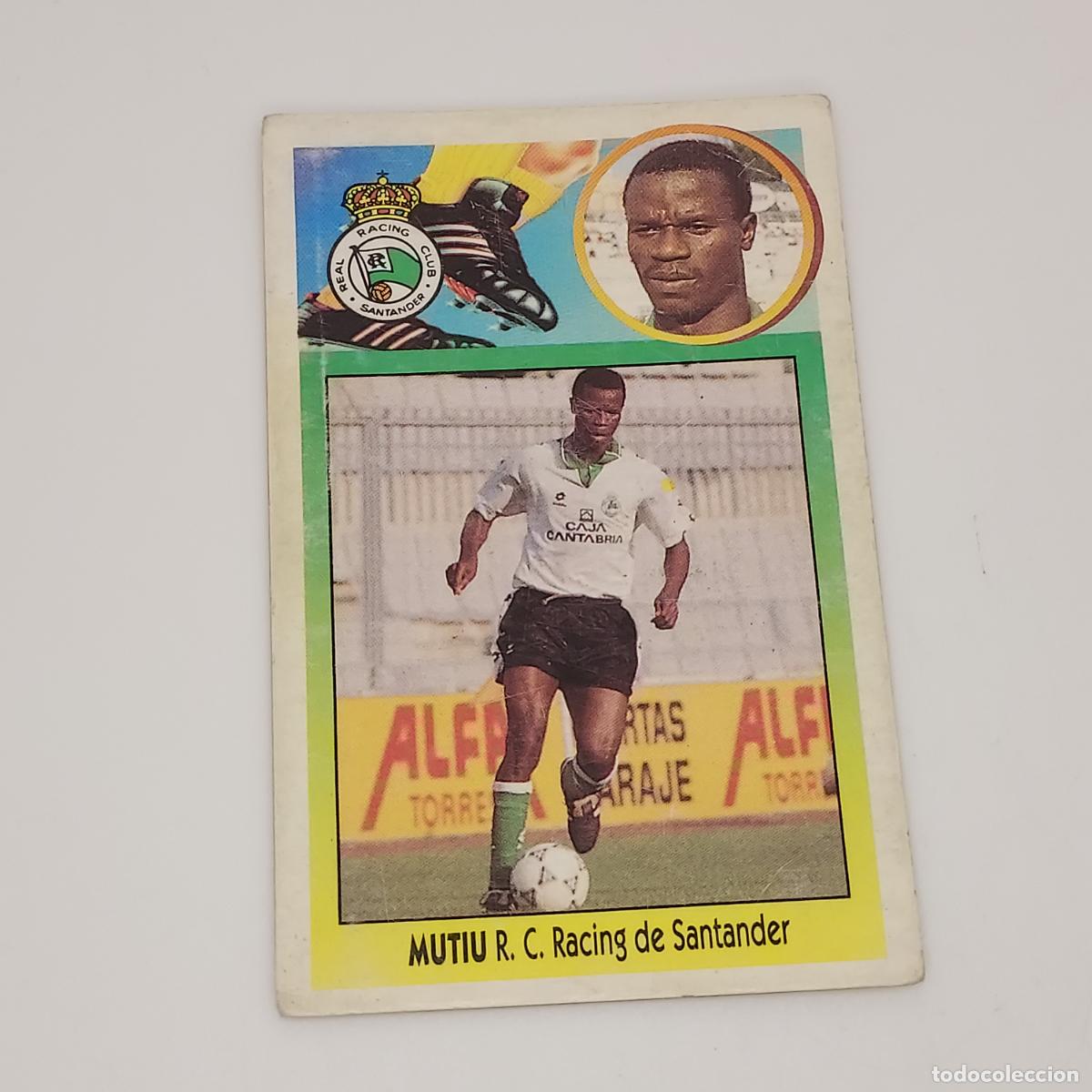 Cartes &agrave; collectionner de Football: CROMO MUTIU RACING DE SANTANDER 1993 1994 93 94 EDICIONES ESTE CARTON SIN PEGAR
