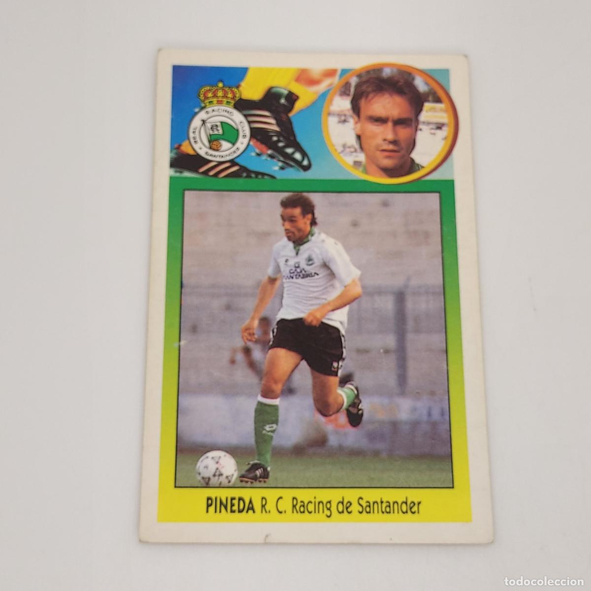 Cartes &agrave; collectionner de Football: CROMO PINEDA RACING DE SANTANDER 1993 1994 93 94 EDICIONES ESTE CARTON SIN PEGAR
