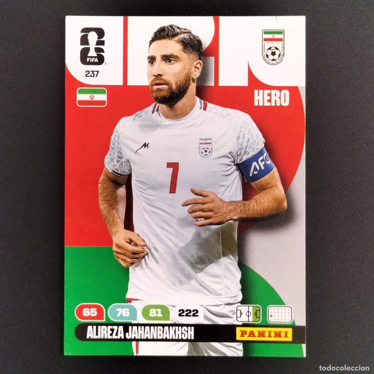 Cartes &agrave; collectionner de Football: 237 ALIREZA JAHANBAKHSH IRAN CROMOS ADRENALYN XL MUNDIAL 26 2026 FIFA WORLD CUP PANINI