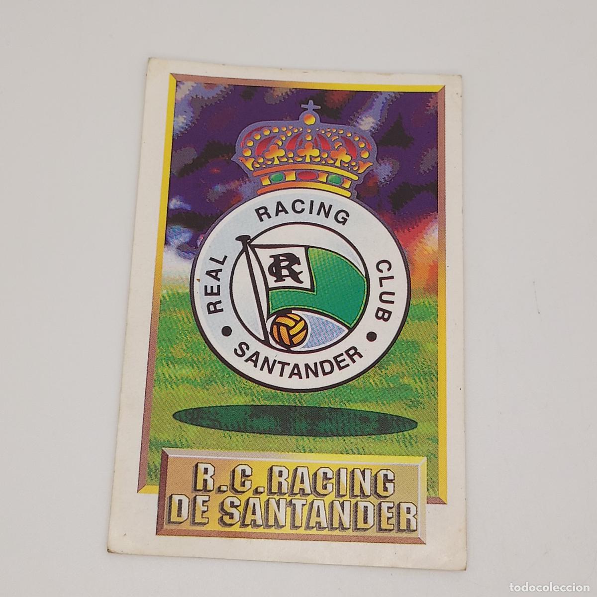 Cartes &agrave; collectionner de Football: CROMO ESCUDO RACING DE SANTANDER 1993 1994 93 94 EDICIONES ESTE ADHESIVO SIN PEGAR
