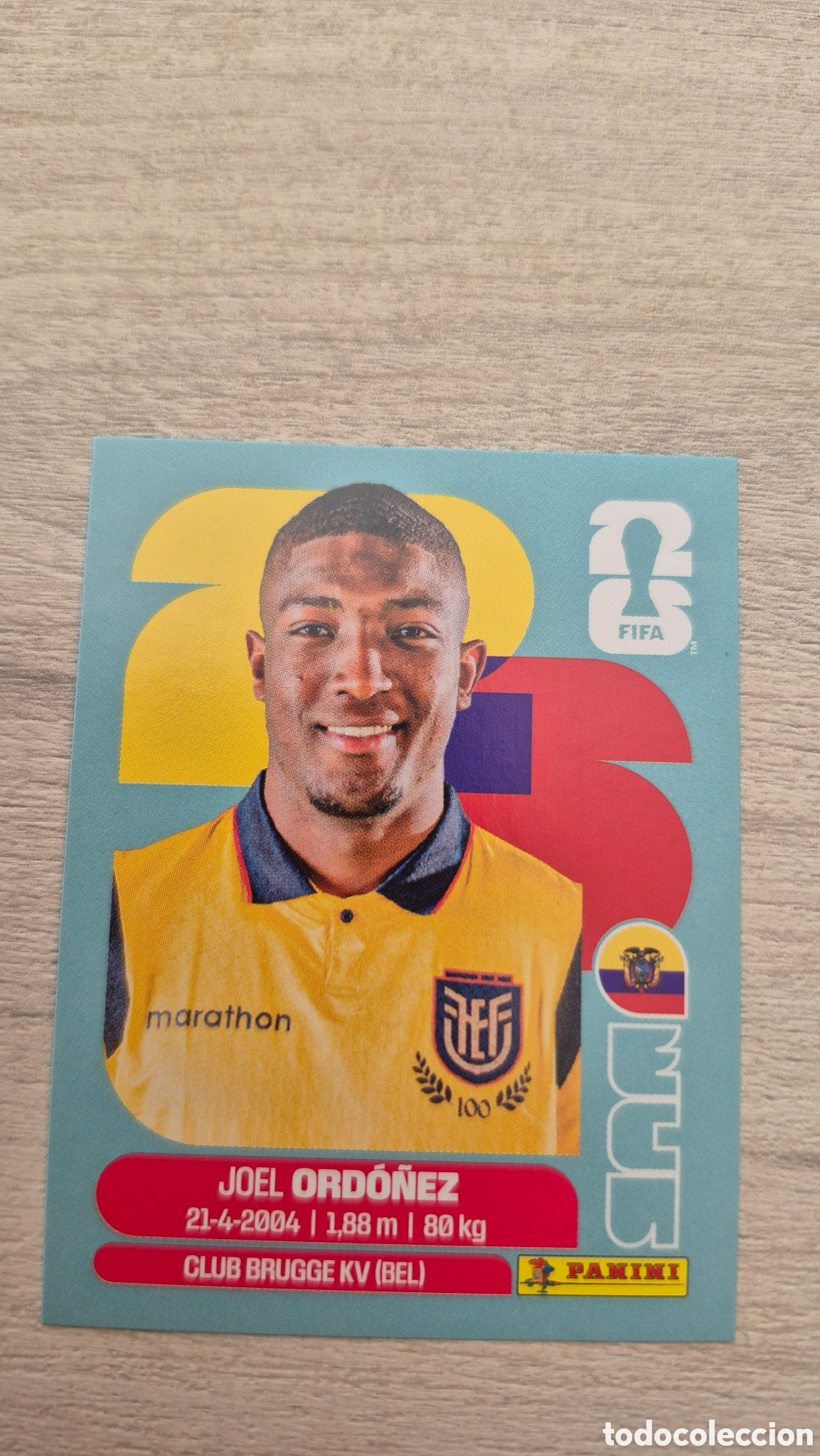 Football Stickers: ECU8 Ordo&ntilde;ez FIFA World Cup 2026