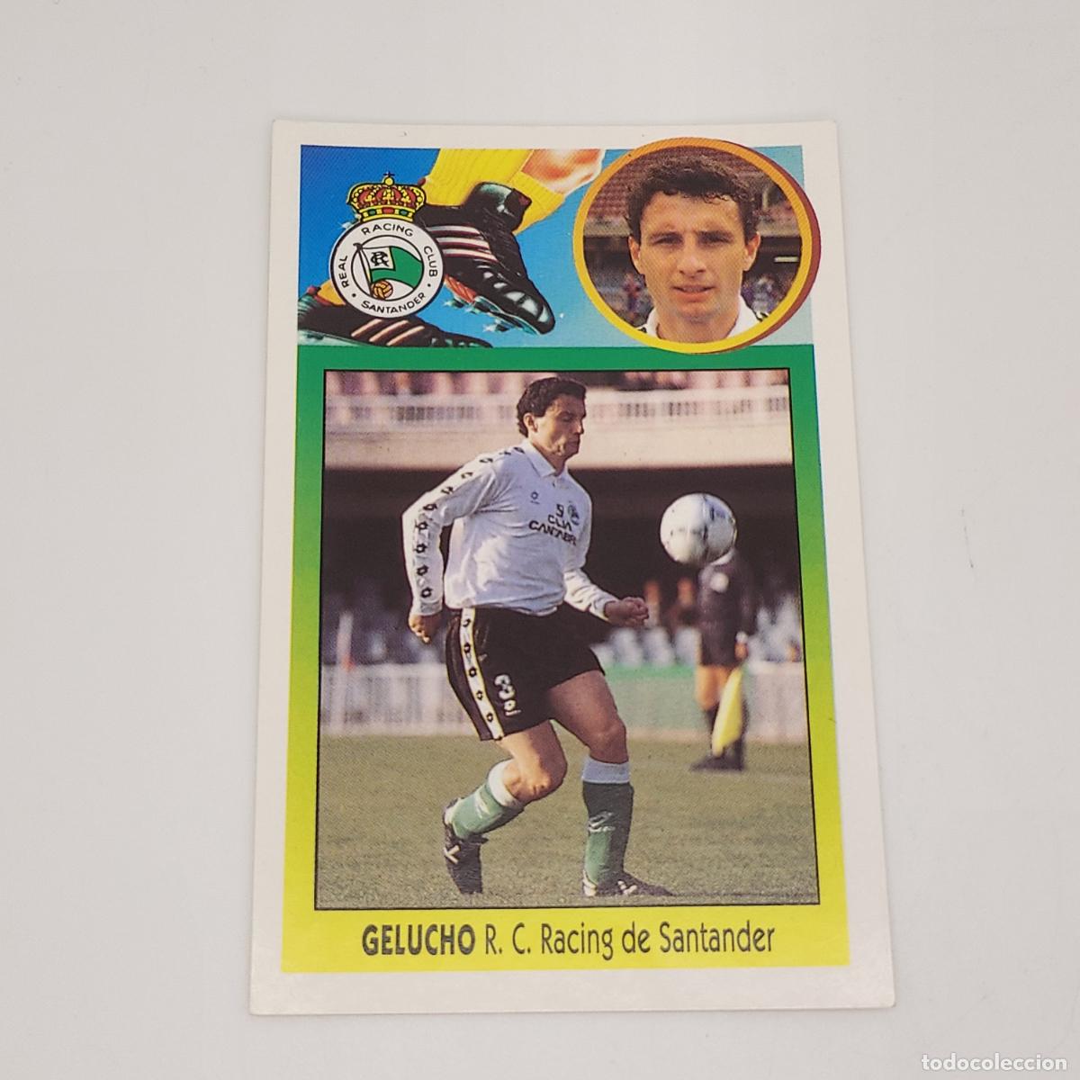 Cromos de Futebol: CROMO GELUCHO RACING DE SANTANDER 1993 1994 93 94 EDICIONES ESTE ADHESIVO SIN PEGAR