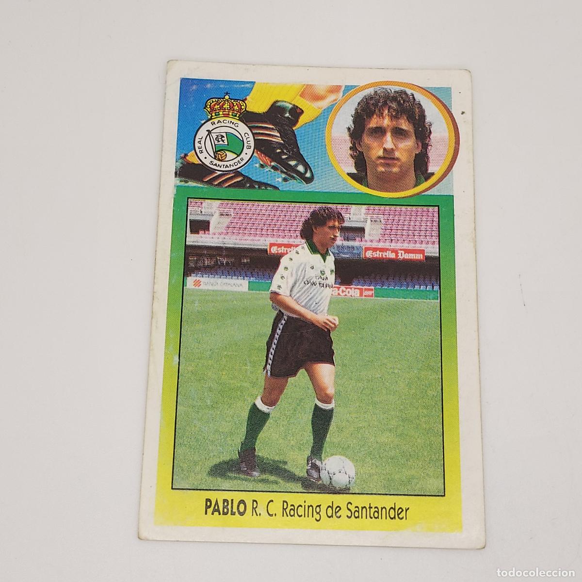 Cromos de Futebol: CROMO PABLO RACING DE SANTANDER 1993 1994 93 94 EDICIONES ESTE ADHESIVO SIN PEGAR