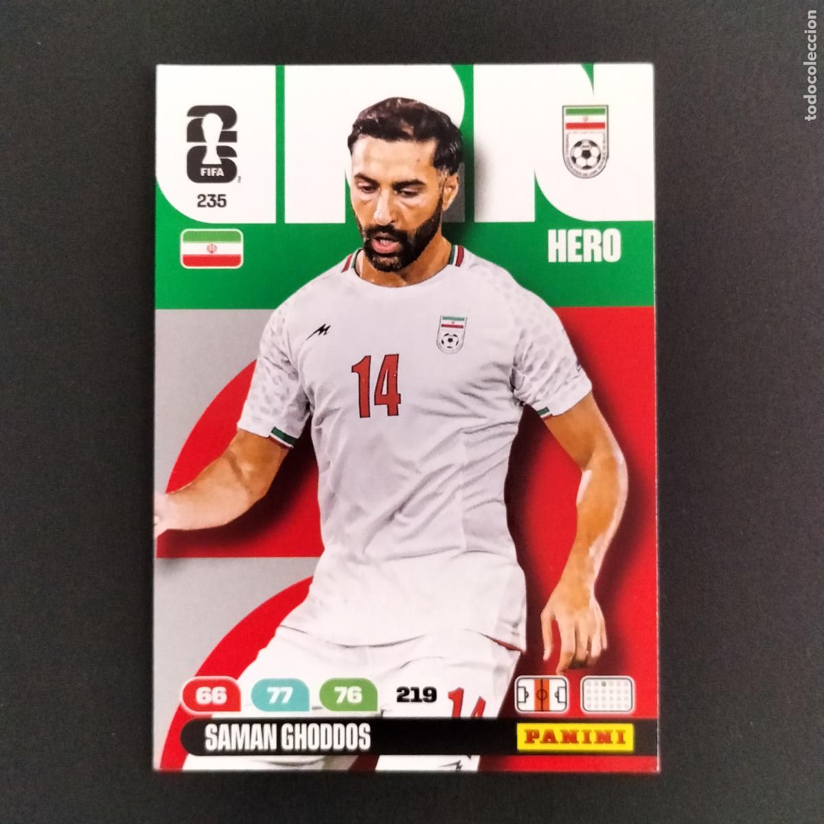 Cromos de Futebol: 235 SAMAN GHODDOS IRAN CROMOS ADRENALYN XL MUNDIAL 26 2026 FIFA WORLD CUP PANINI