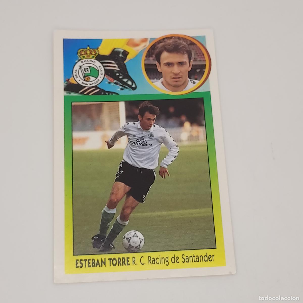 Fu&szlig;ball-Sticker: CROMO ESTEBAN TORRE RACING DE SANTANDER 1993 1994 93 94 EDICIONES ESTE ADHESIVO SIN PEGAR