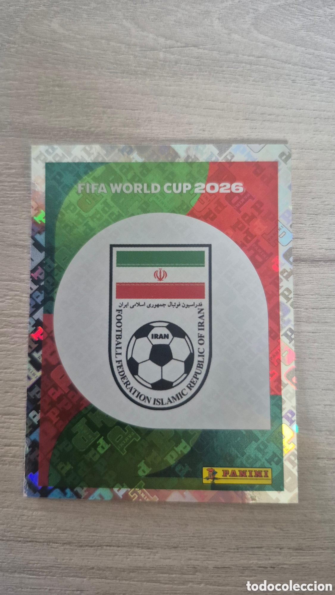 Fu&szlig;ball-Sticker: IRN1 Escudo Iran FIFA World Cup 2026