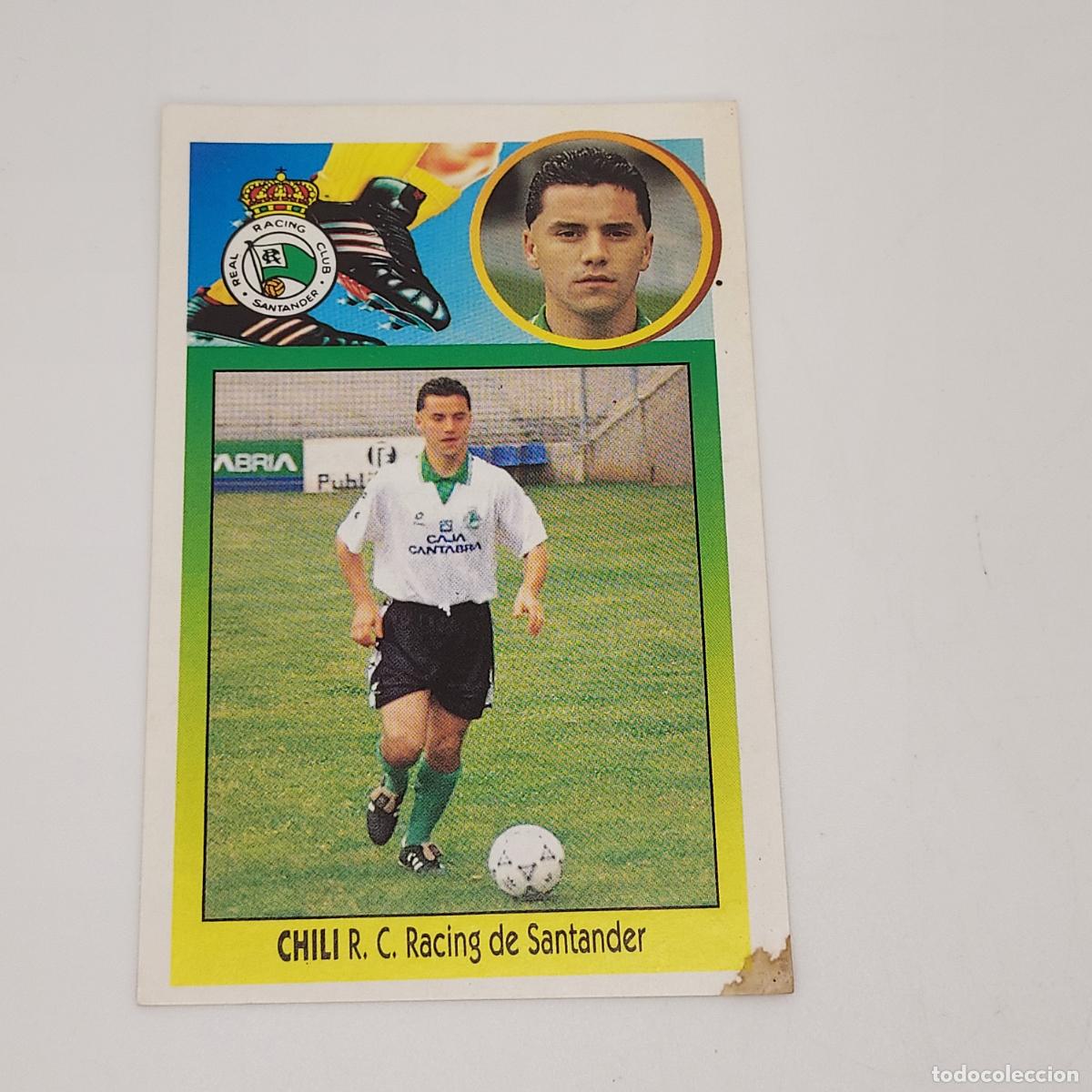Football Stickers: CROMO CHILI RACING DE SANTANDER 1993 1994 93 94 EDICIONES ESTE ADHESIVO SIN PEGAR