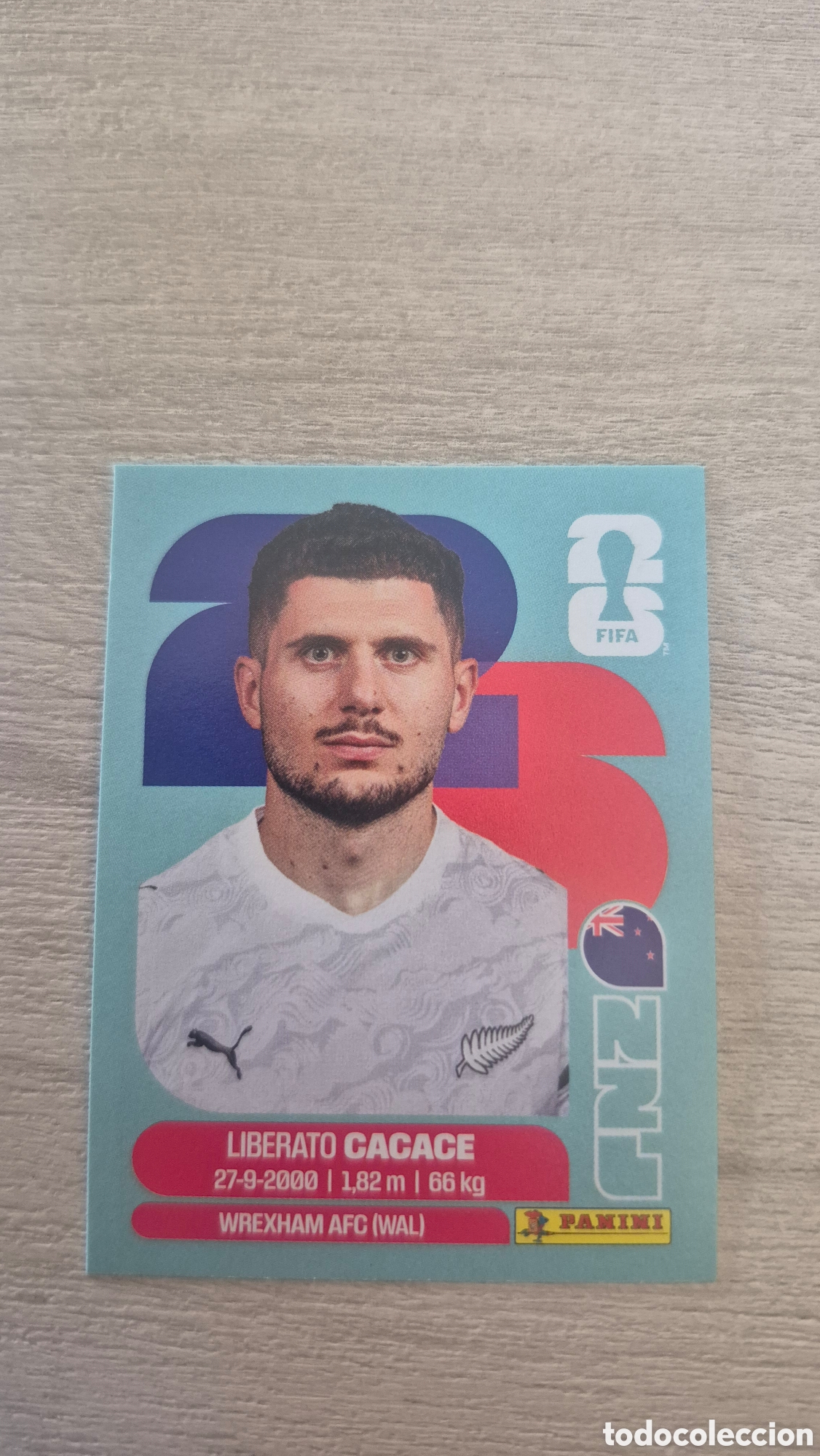 Cromos de Futebol: NZL5 Cacace FIFA World Cup 2026