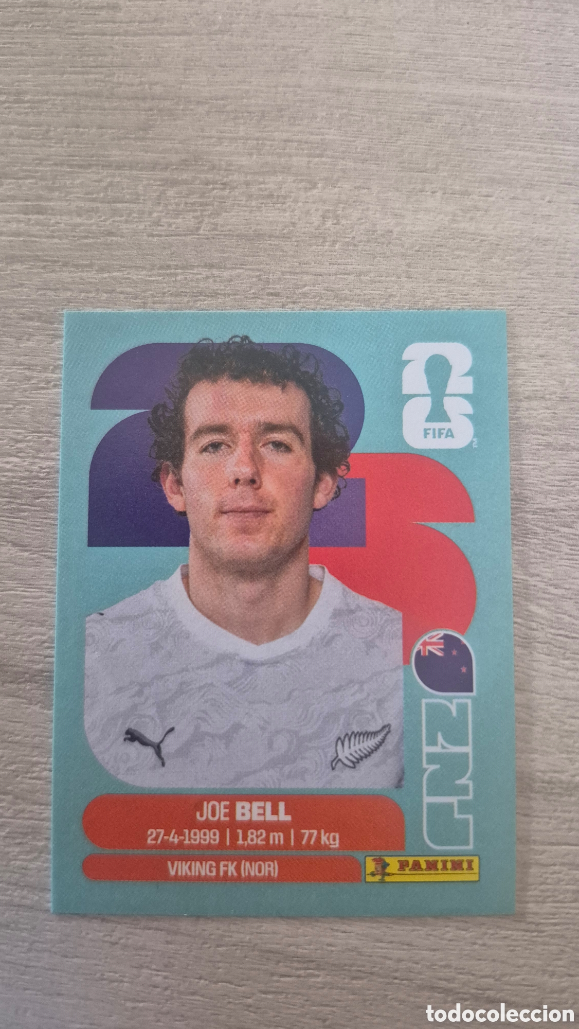 Cromos de Futebol: NZL10 Bell FIFA World Cup 2026