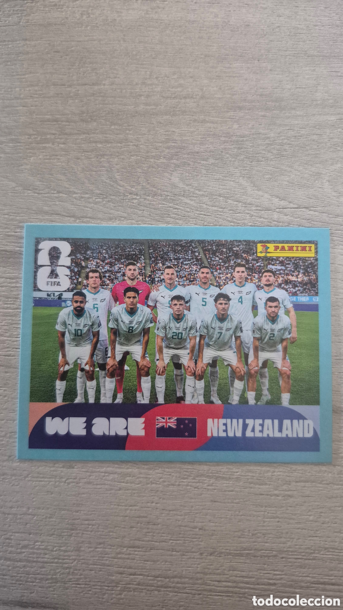 Cromos de Futebol: NZL13 Plantilla Nueva Zelanda FIFA World Cup 2026