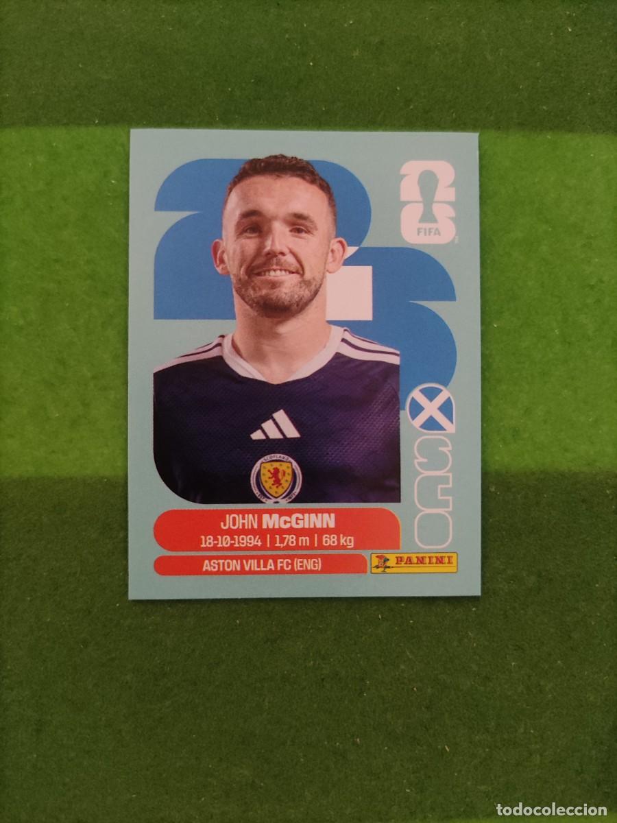 Cromos de Futebol: McGinn Escocia SCO 17 Sticker Mundial 2026 FIFA World Cup / Sin pegar
