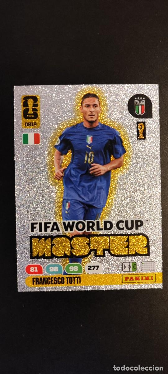 Cromos de F&uacute;tbol: ADRENALYN XL FIFA WORLD CUP 2026 CARD MASTER TOTTI ITALIA # DB19 PANINI