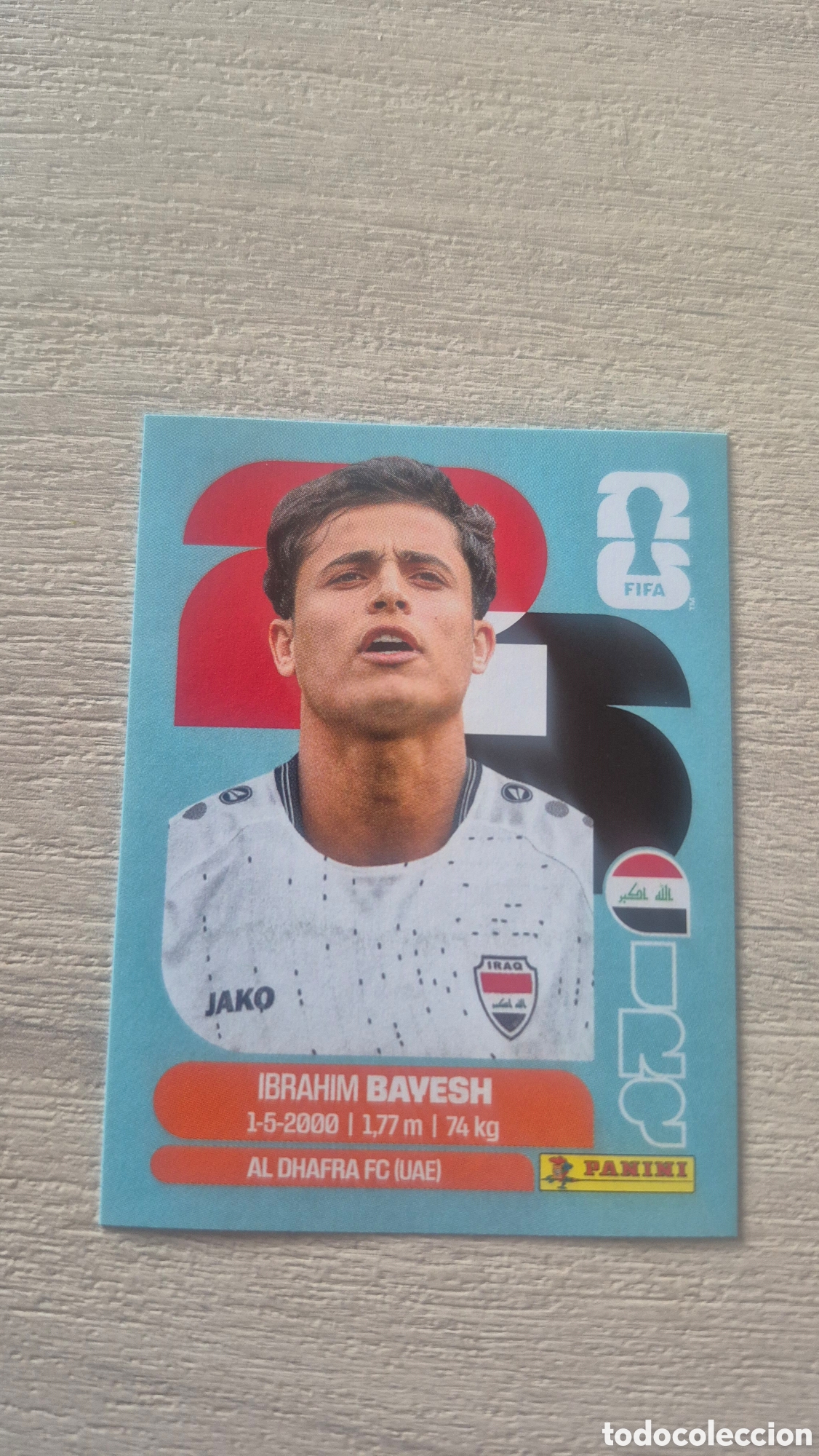 Fu&szlig;ball-Sticker: IRQ11 Bayesh FIFA World Cup 2026