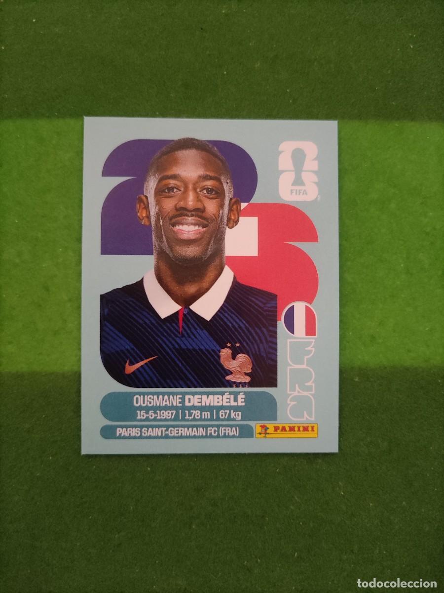 Cromos de F&uacute;tbol: Demb&eacute;l&eacute; Francia FRA 15 Sticker Mundial 2026 FIFA World Cup / Sin pegar