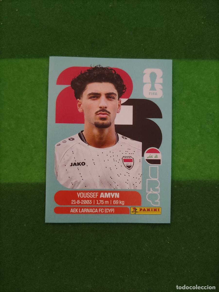 Cromos de F&uacute;tbol: Amyn Iraq IRQ 14 Sticker Mundial 2026 FIFA World Cup / Sin pegar