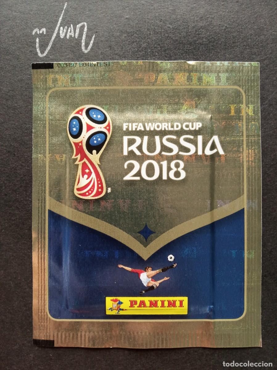 Cromos de F&uacute;tbol: SOBRE SIN ABRIR VERSION FOIL ⚽ PANINI &reg; FIFA MUNDIAL 2018 WORLD CUP 18 MESSI ? BARCELONA CRISTIANO
