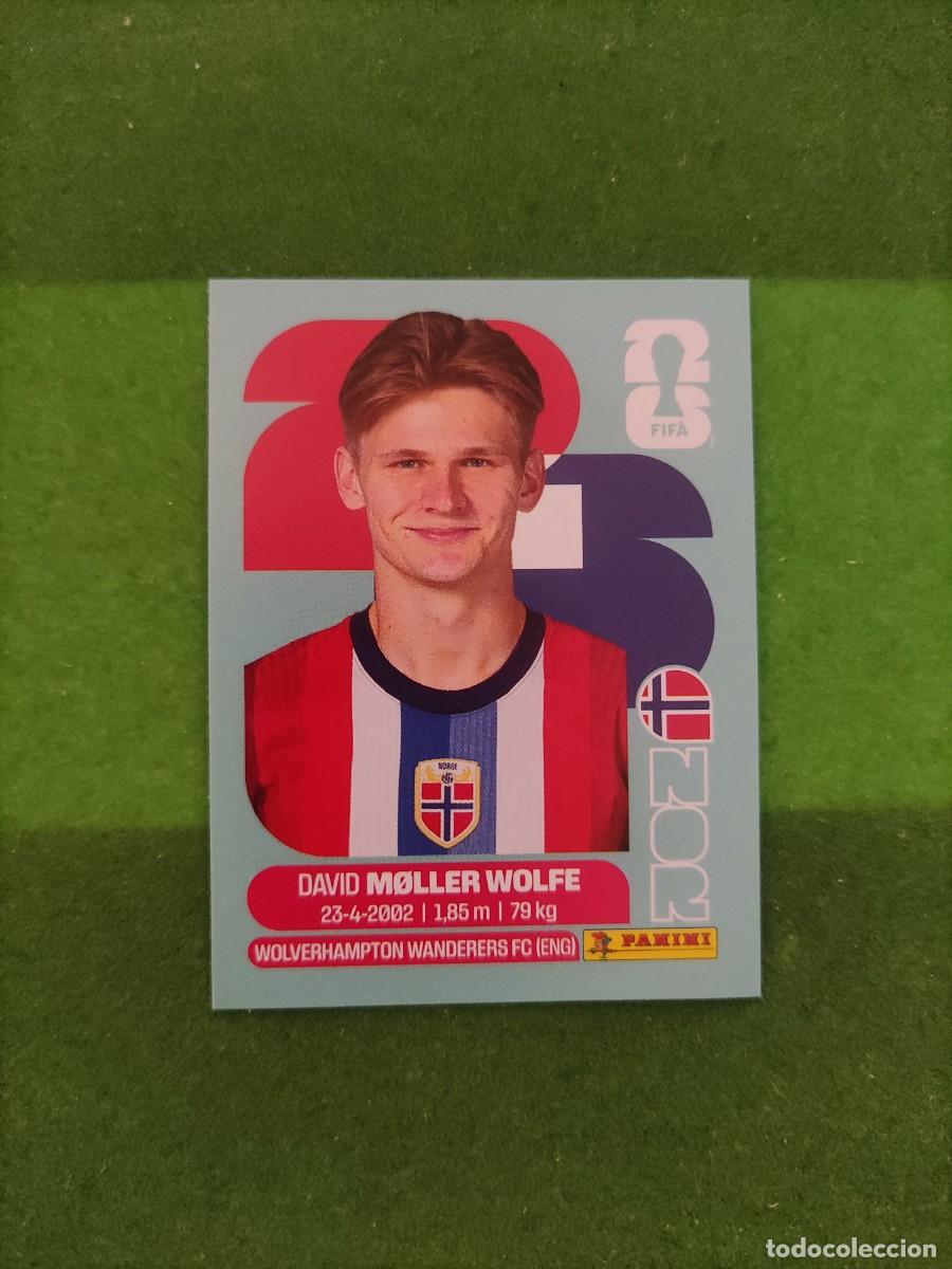 Cromos de F&uacute;tbol: M&oslash;ller Wolfe Ajer Noruega NOR 7 Sticker Mundial 2026 FIFA World Cup / Sin pegar