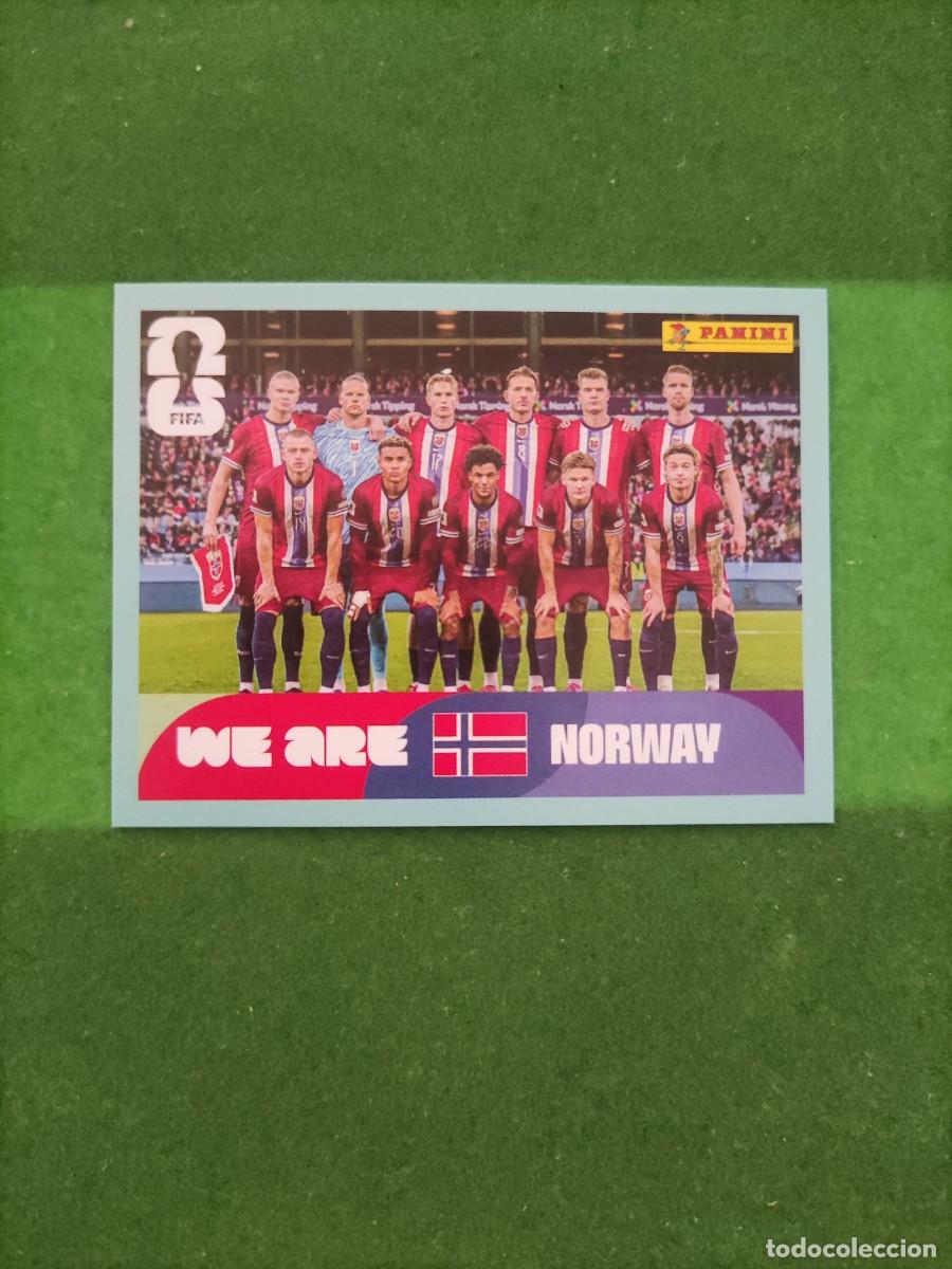 Cromos de F&uacute;tbol: We are Noruega NOR 13 Sticker Mundial 2026 FIFA World Cup / Sin pegar