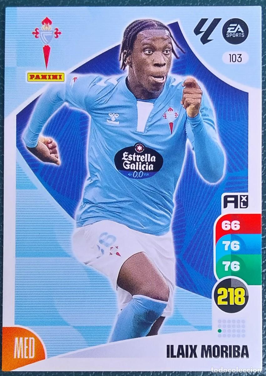 Cromos de F&uacute;tbol: 103 ILAIX MORIBA CELTA DE VIGO FICHAS ALBUM ADRENALYN XL 2024 2025 24 25