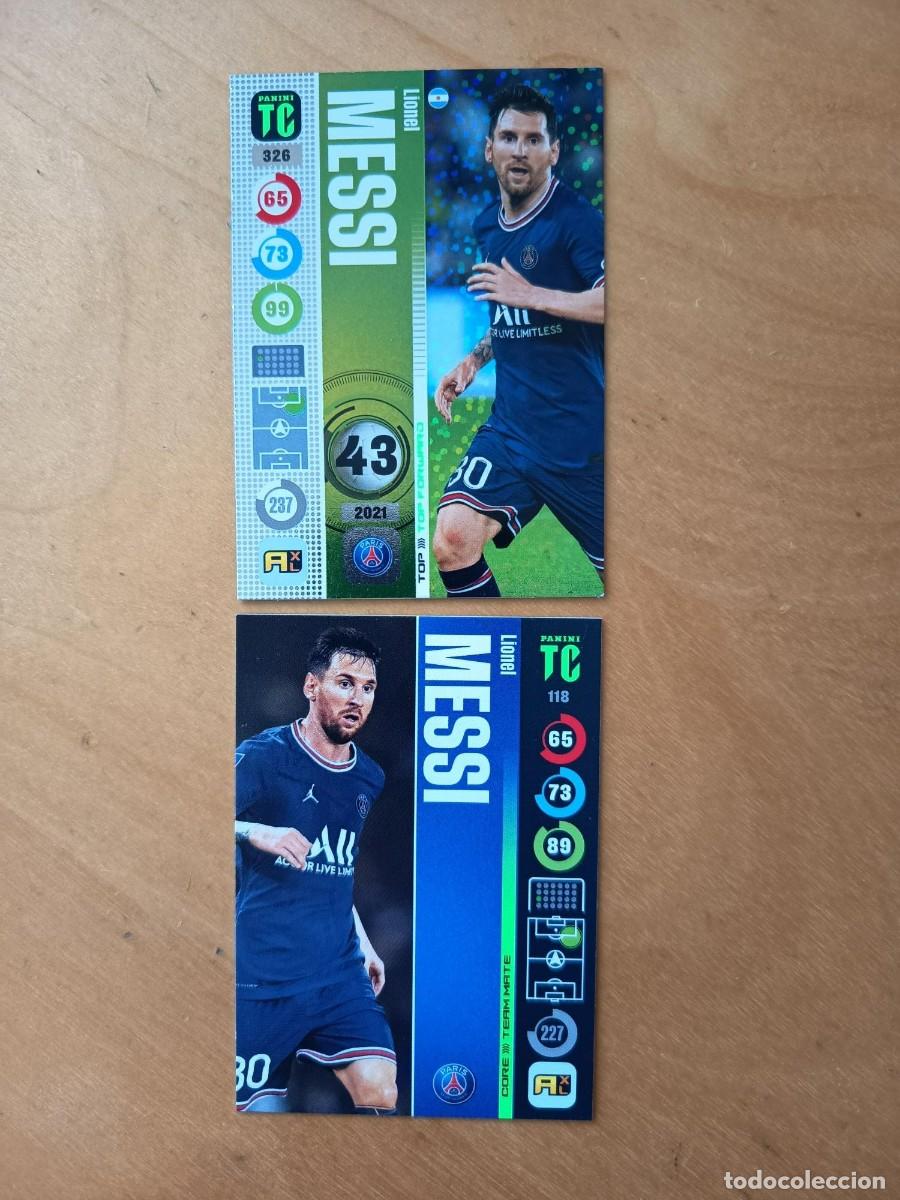 Cromos de F&uacute;tbol: MESSI LOTE MATCH TOP CLASS 2022 BASE 118 + TOP 326