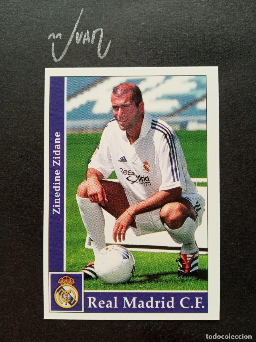 Football Stickers: N&ordm; 17 ZIDANE ROOKIE REAL MADRID FRANCIA ⚽ MUNDICROMO &reg; 2001 2002 FICHAS LIGA 01 02 NUEVO