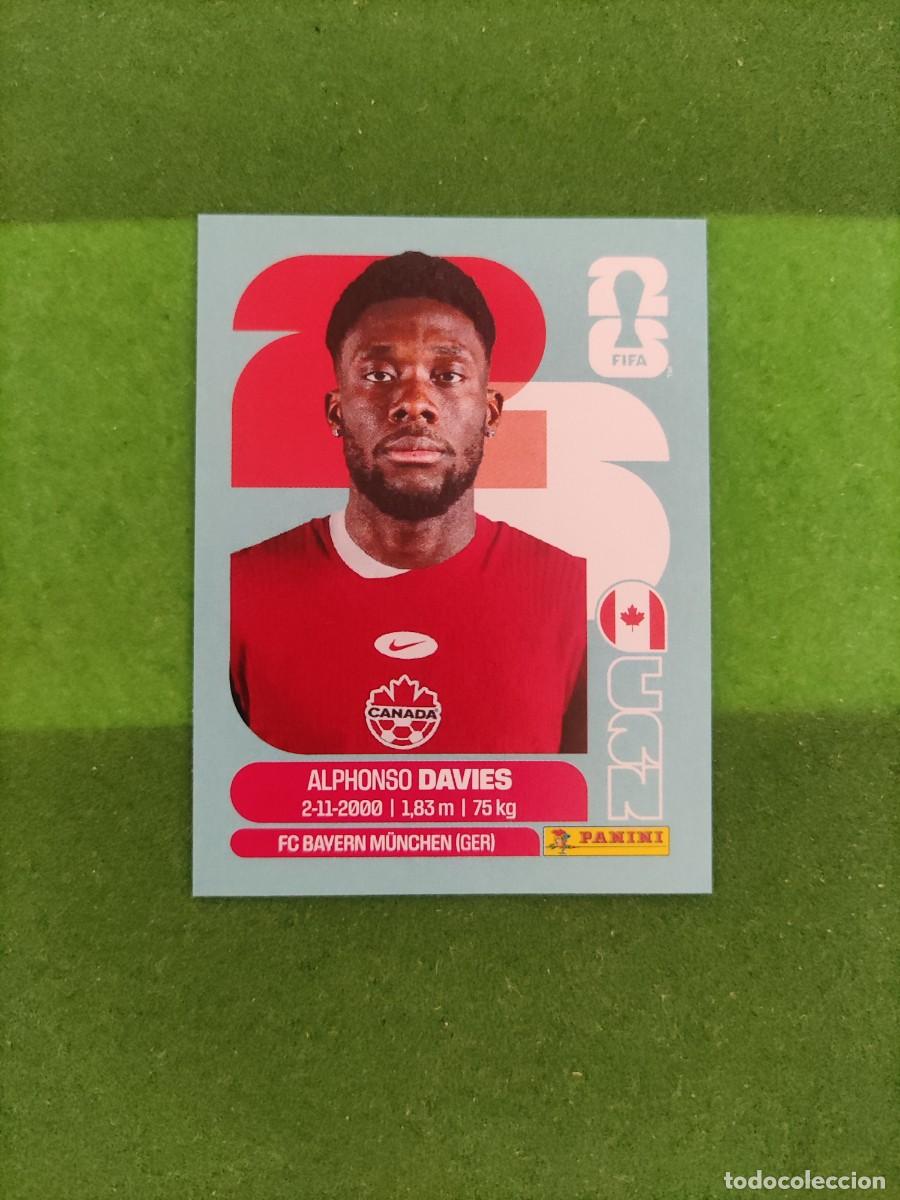 Figurine di Calcio: Davies Canad&aacute; CAN 3 Sticker Mundial 2026 FIFA World Cup / Sin pegar