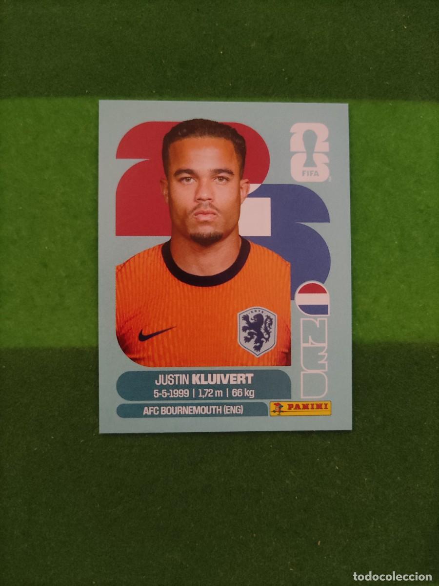 Cromos de F&uacute;tbol: Kluivert Pa&iacute;ses Bajos NED 16 Sticker Mundial 2026 FIFA World Cup / Sin pegar