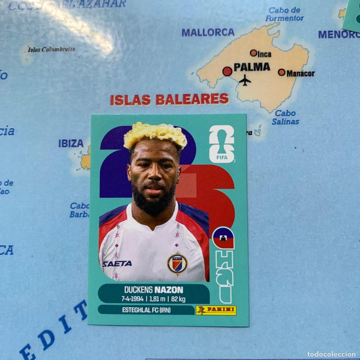 Figurine di Calcio: Haiti n&uacute;mero 18 cromo panini Mundial Fifa World Cup 2026