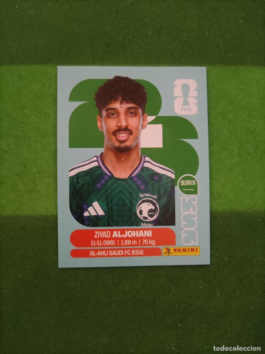 Cromos de F&uacute;tbol: Aljohani Arabia Saudi KSA 10 Sticker Mundial 2026 FIFA World Cup / Sin pegar