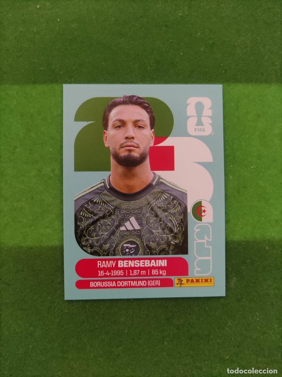 Cromos de F&uacute;tbol: Bensebaini Argelia ALG 3 Sticker Mundial 2026 FIFA World Cup / Sin pegar