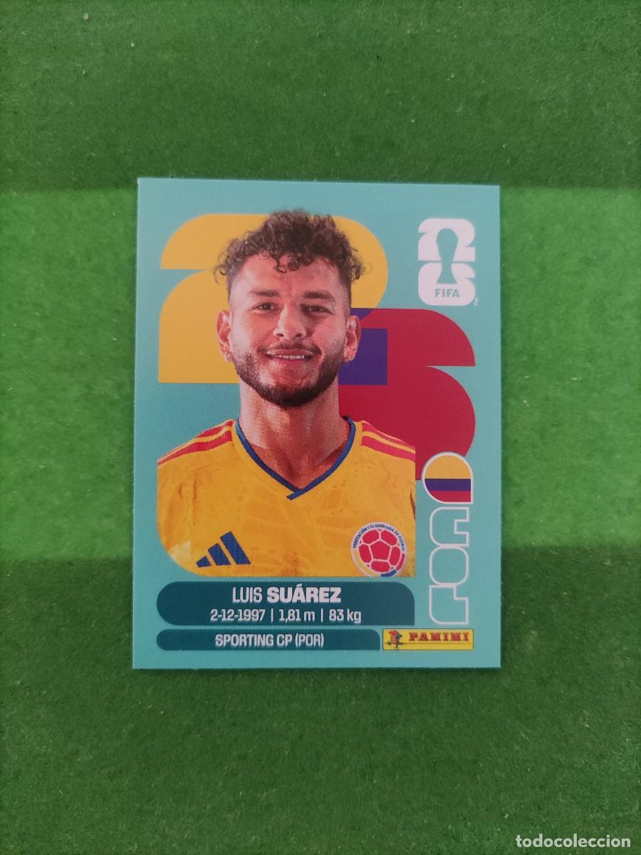 Cromos de F&uacute;tbol: Luis Su&aacute;rez Colombia COL 19 Sticker Mundial 2026 FIFA World Cup / Sin pegar