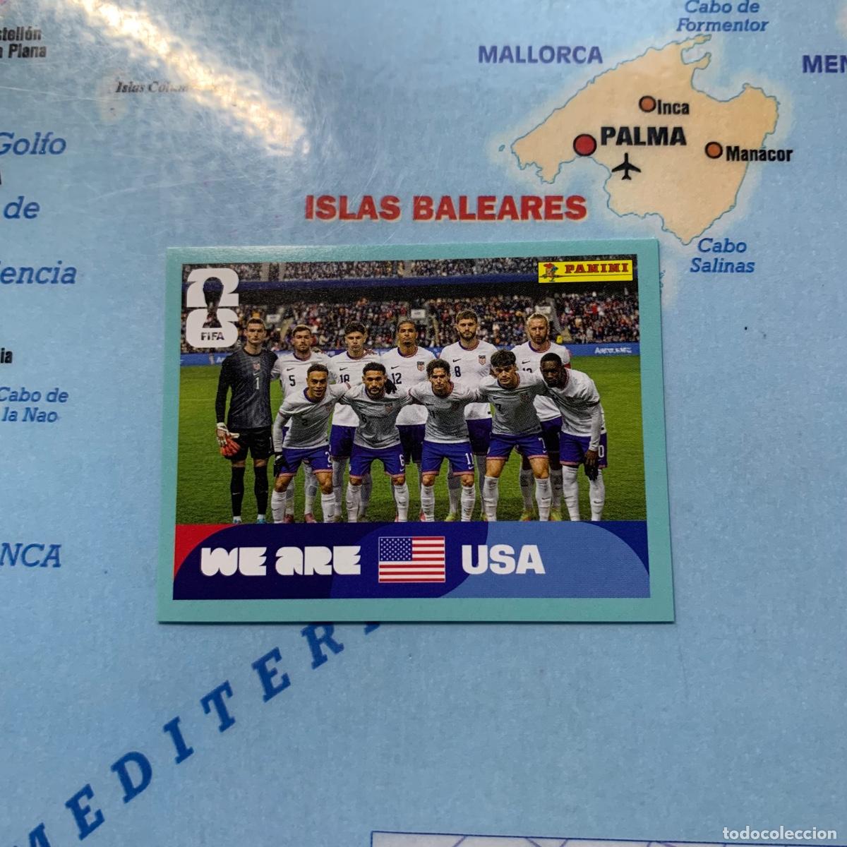 Cromos de F&uacute;tbol: Estados Unidos n&uacute;mero 13 cromo panini Mundial Fifa World Cup 2026